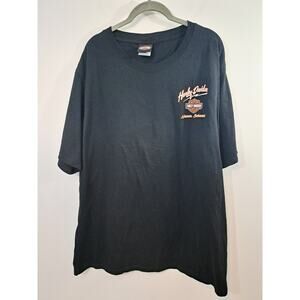 Harley-Davidson Men's Nassau Bahamas Graphic Tee In Size XXL Black Motorcycle